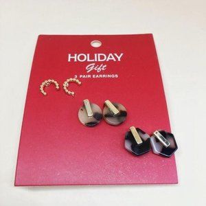 NWT Handmade Christmas Earrings Set of 3